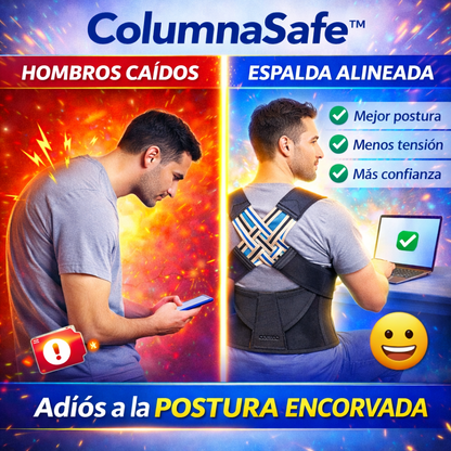 ColumnaSafe™ – Corrector de Postura