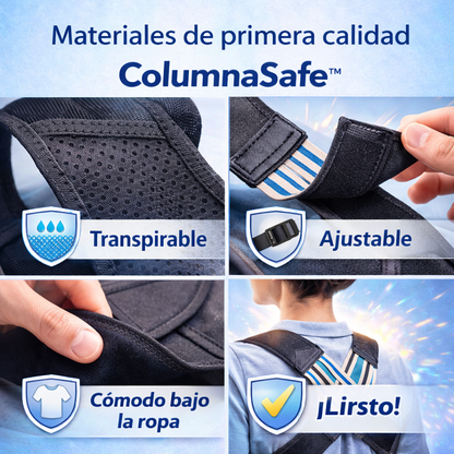 ColumnaSafe™ – Corrector de Postura